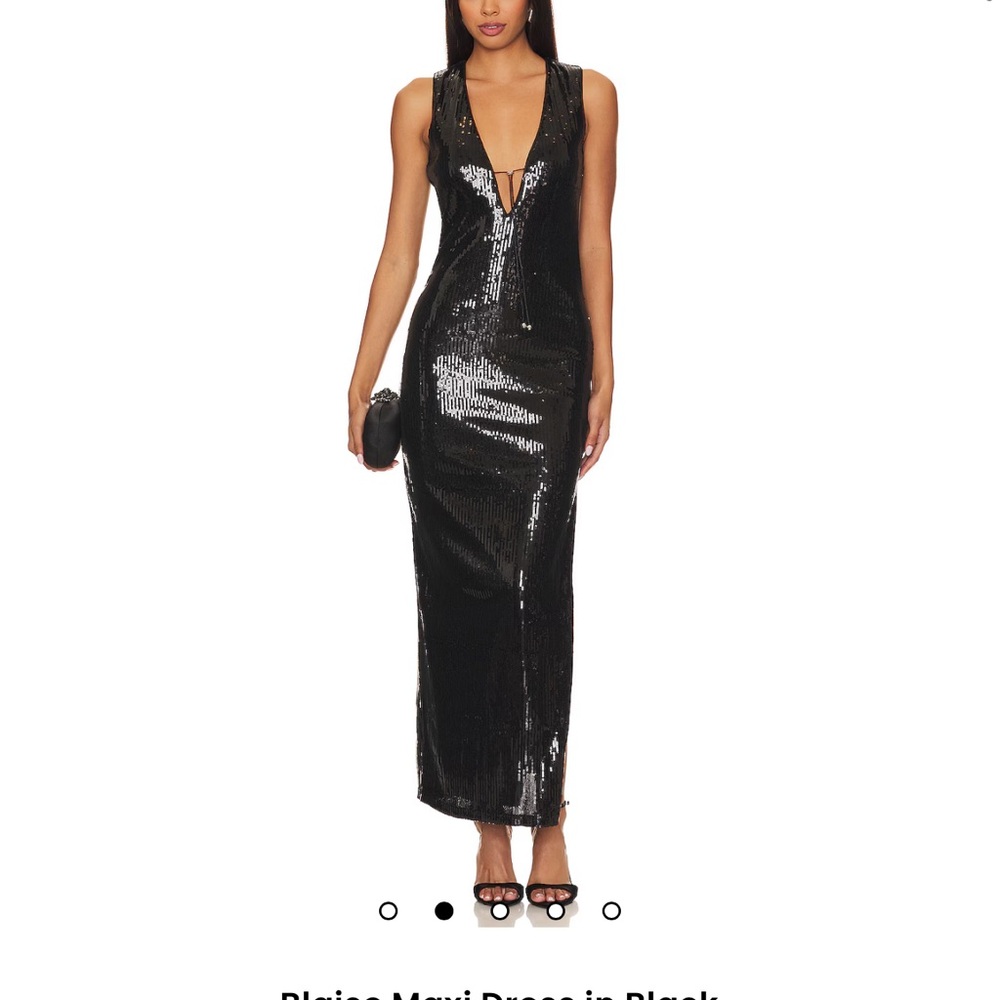 Glamorous Red Sequin Midi Dress